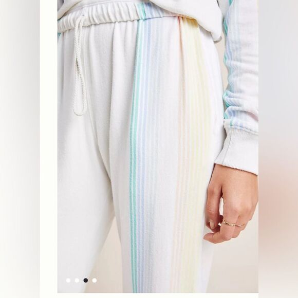 Spiritual Gangster Malibu Nights Sweatpants Joggers Rainbow- Size Large - Picture 4 of 12